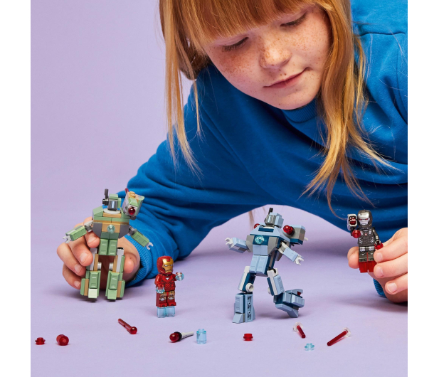 LEGO Super Heroes 76320 Iron Man i War Machine kontra drony Hammera - 1331726 - zdjęcie 3